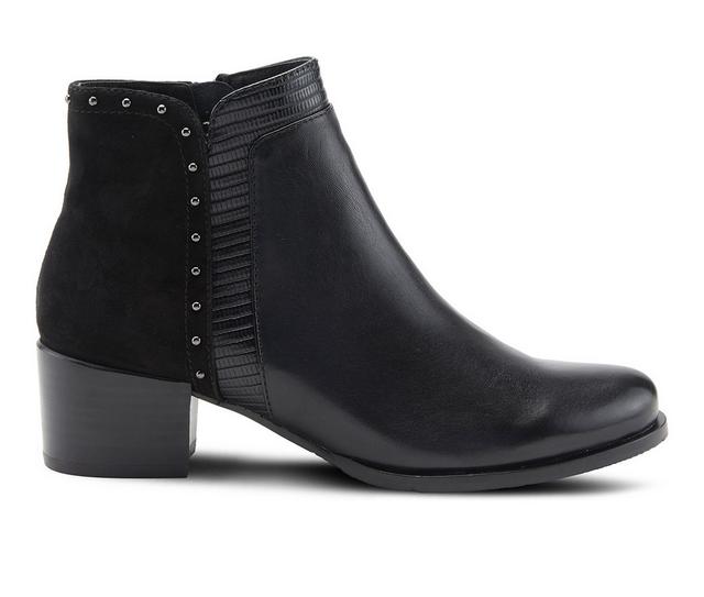 Women's SPRING STEP Kastania Heeled Booties in Black color