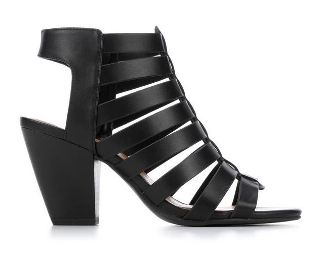 Women's Y-Not Lila Dress Sandals in Black Smooth color
