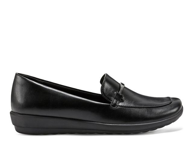 Women's Easy Spirit Arena Loafers in Black color