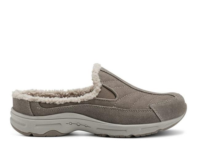 Women's Easy Spirit Hotfuzz Clog Sneakers in Deep Taupe color