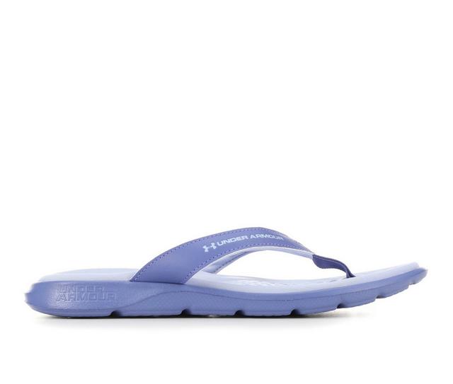 Women's Under Armour W Ignite Marbella Sport Slides in Starlight color