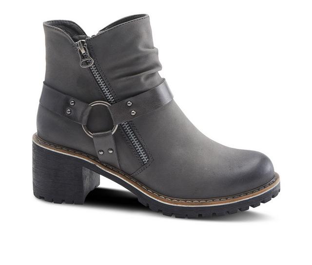 Women's Patrizia Firewood Heeled Booties in Grey color