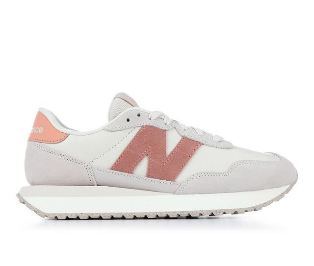 Women's New Balance WS237 Sneakers in White/Pink color