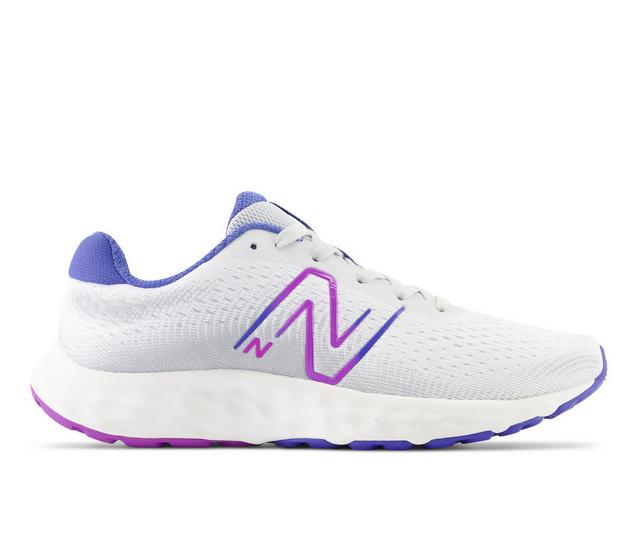 Women's New Balance W520V8 Running Shoes in Grey/Blue color
