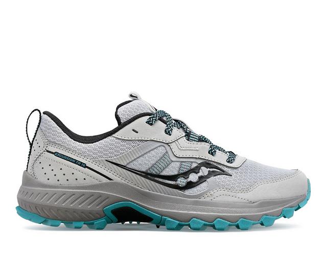 Women's Saucony Excursion TR 16 Trail Running Shoes in Fog/Rainfall color