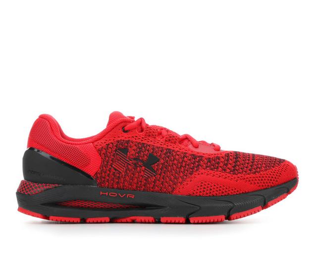 Men's Under Armour HOVR Intake 6 Running Shoes in Red/Black color