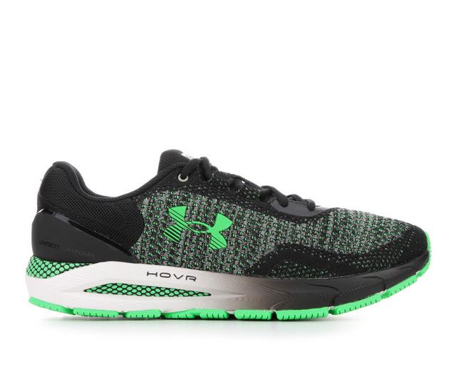 Men's Under Armour HOVR Intake 6 Running Shoes in Black/Lime/Wht color