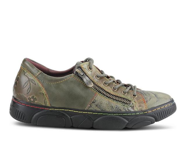 Women's L'Artiste Danli-Bloom Fashion Sneakers in Olive Multi color