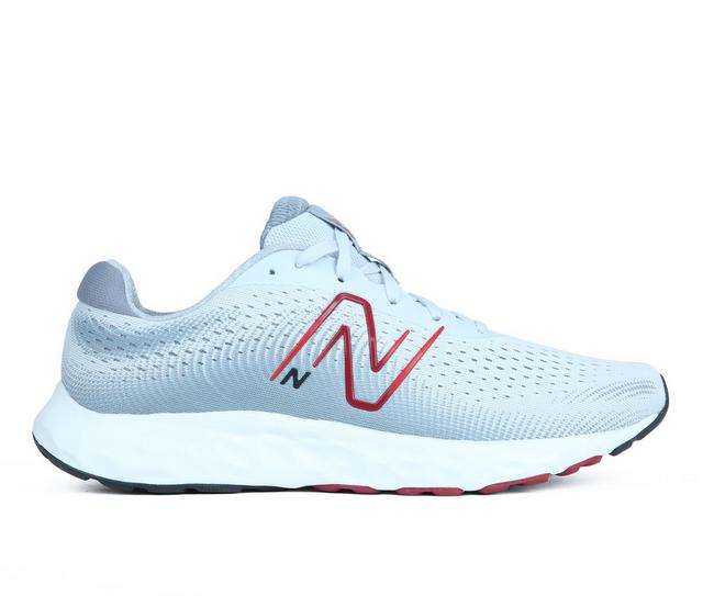 Men's New Balance M520v8 Running Shoes in Grey/Red color
