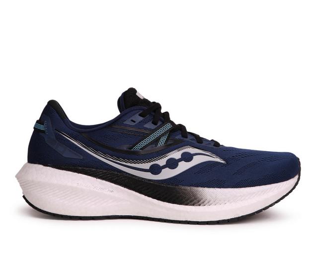 Men's Saucony Triumph 20 Running Shoes in Twilight/Rain color