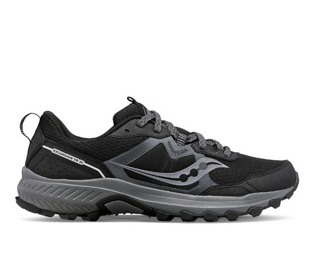 Men's Saucony Excursion TR 16 Trail Running Shoes in Black color