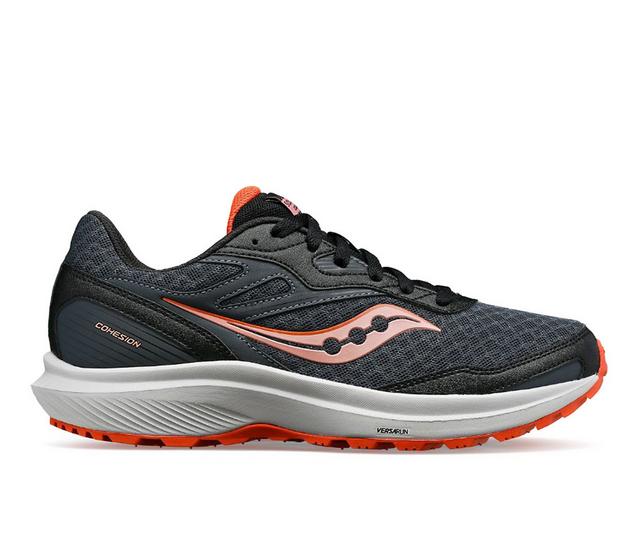 Women's Saucony Cohesion TR 16 Running Shoes in Shadow/Ember color