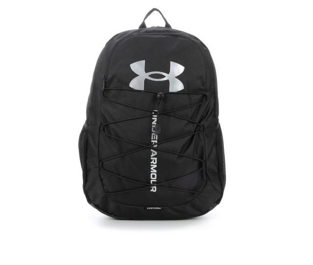 Under Armour Hustle Sport Backpack in Blk/Blk/Silver color