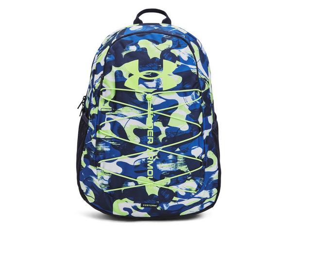 Under Armour Hustle Sport Backpack in Blue/Navy/Green color