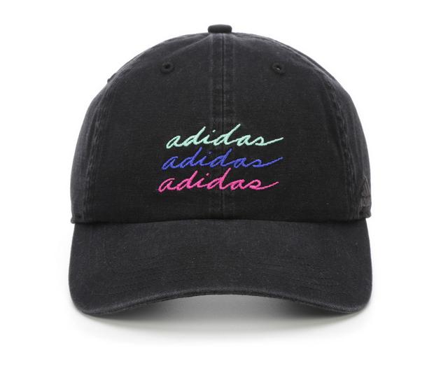 Adidas Women's Satruday 2.0 Plus Cap in W Blk/Neon Lite color