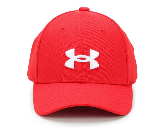 Under Armour Youth Blitzing 2.0 Adjustable Cap in Youth Red/White color