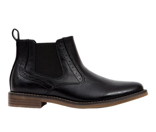 Boys' Deer Stags Little Kid & Big Kid Malcolm Chelsea Boots in Black color