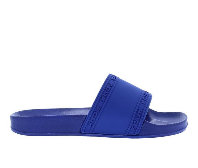 Men's French Connection Fitch Sport Slides in Blue color