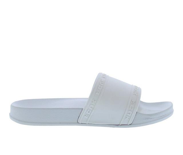 Men's French Connection Fitch Sport Slides in White color