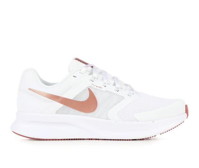 Women's Nike Run Swift 3 Sustainable Running Shoes in Wht/Brnz/Pk color