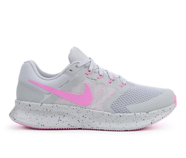 Women's Nike Run Swift 3 Sustainable Running Shoes in Gry/Pnk/Spk color