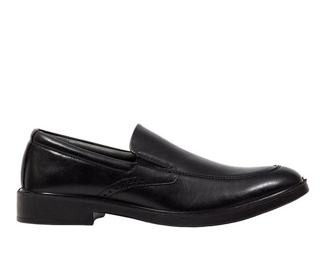 Men's Deer Stags Refine Water Repellent Dress Loafers in Black color