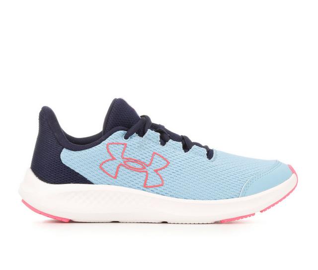 Kids' Under Armour Big Kid Pursuit 3 Running Shoes in Teal/Pink/Nvy/W color