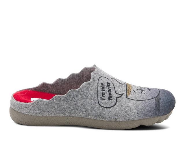 Flexus Fav Slippers in Grey color
