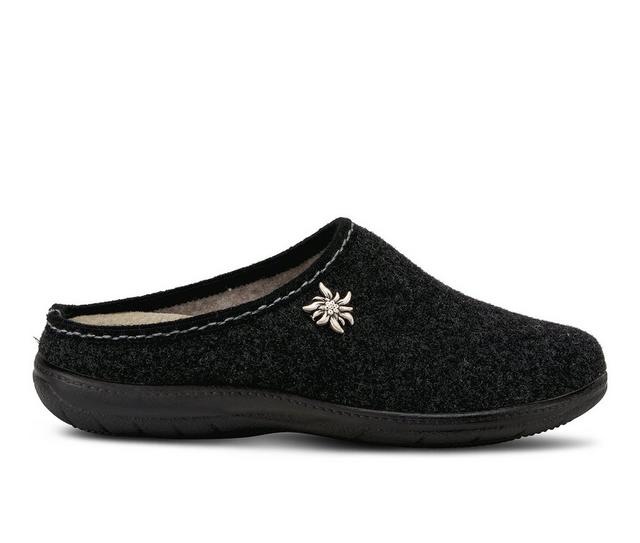 Flexus Loralee Slippers in Black color