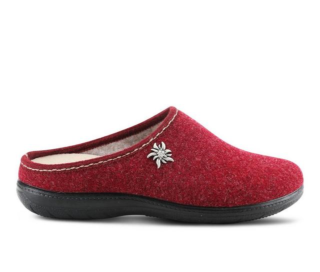 Flexus Loralee Slippers in Bordeaux color