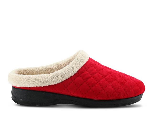 Flexus Sleeper Slippers in Red color