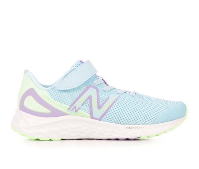 Girls' New Balance Little Kid Arishi V4 Running Shoes in BleachBlue/Aura color