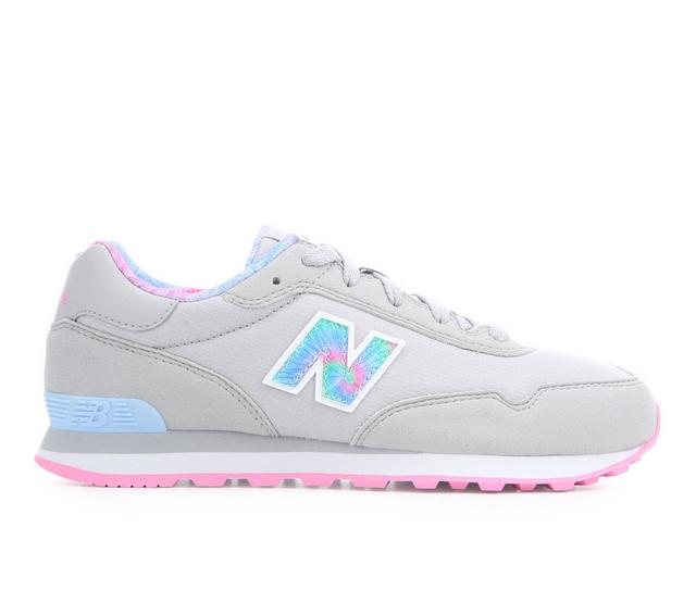 Girls' New Balance Big Kid 515 Running Shoes in Gry/Pink/Multi color