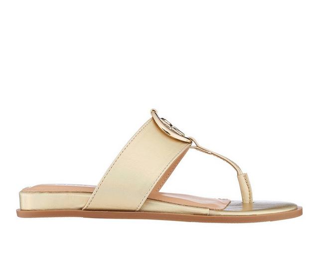 Girls' DKNY Little Kid & Big Kid Rorary Ring Sandals in Gold color