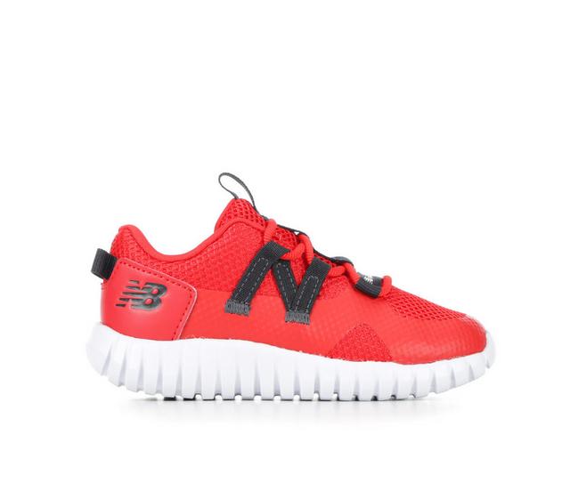 Kids' New Balance Infant's Play Gruv 2 Wide Running Shoes in Red/White/Black color