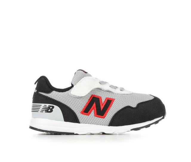 Boys' New Balance Infant 515 Running Shoes in Grey/White color