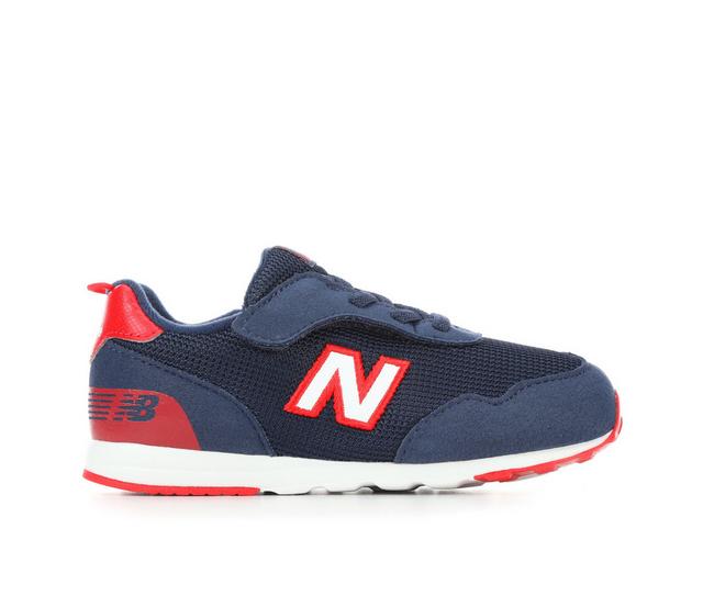 Boys' New Balance Infant & Toddler 515 Running Shoes in Navy/True Red color