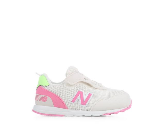 Kids' New Balance Infant & Toddler 515 Running Shoes in Sea Slt/Pnk/Grn color