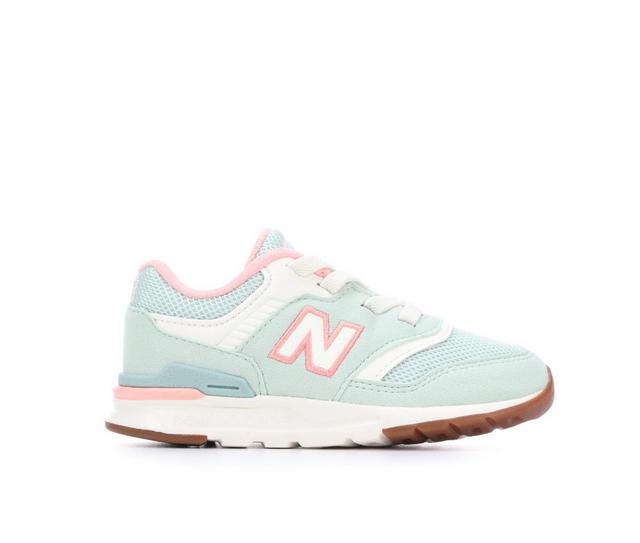 Girls' New Balance Infant & Toddler 997 Running Shoes in ClayAsh/SeaSalt color