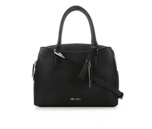 Nine West Galla Dome Satche Handbag in Black color