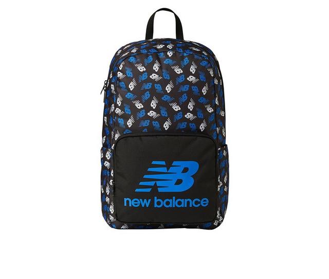 New Balance Kids Printed Backpack in Black color
