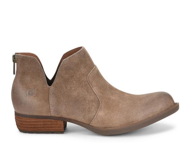 Women's Born Kerri Booties in Taupe color