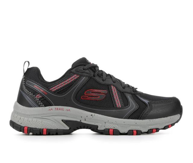 Men's Skechers 237266 Hillcrest Trail Running Shoes in Black/Red W color