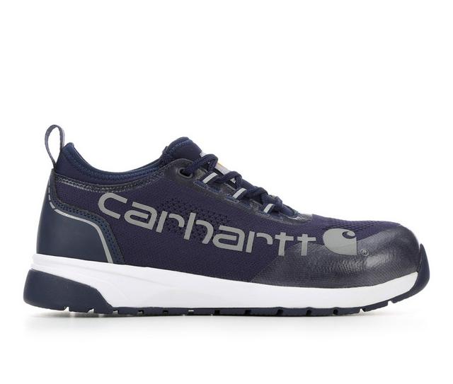 Men's Carhartt FA3404 Force 3" EH Nano Toe Work Shoes in Navy color