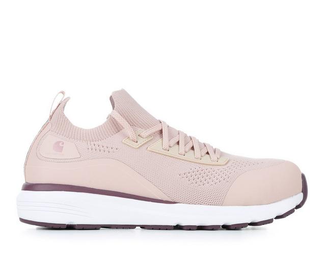 Women's Carhartt FA2405 Haslett 3" Nano Toe Work Shoes in Light Pink color