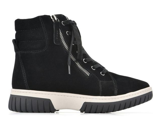 Women's White Mountain Go Getter Sneaker Booties in Black color