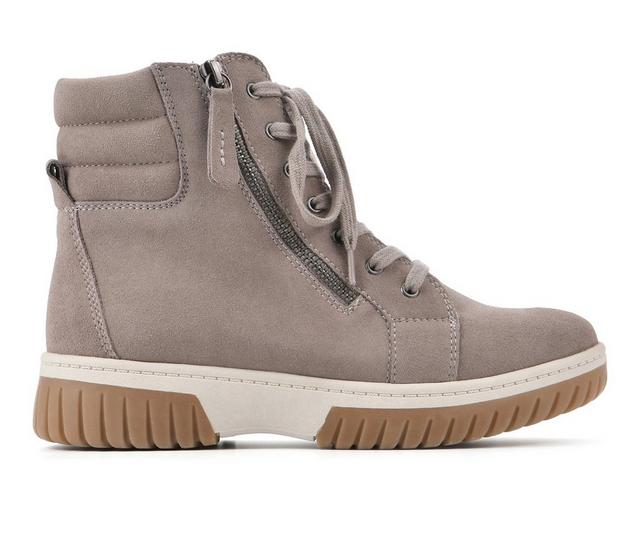 Women's White Mountain Go Getter Sneaker Booties in Sand Suede color