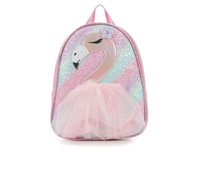 OMG Accessories Flamingo Mini Backpack in Bubblegum color