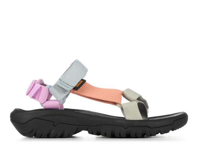 Women's Teva Hurricane XLT2 Outdoor Sandals in Eucal/Peach color