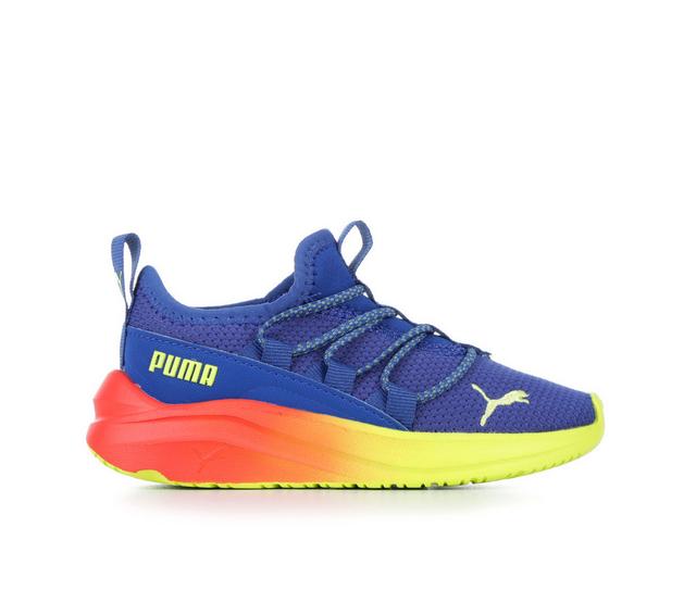 Boys' Puma Infant Softride One4All Boys Running Shoes in Blue/Yellow/Org color